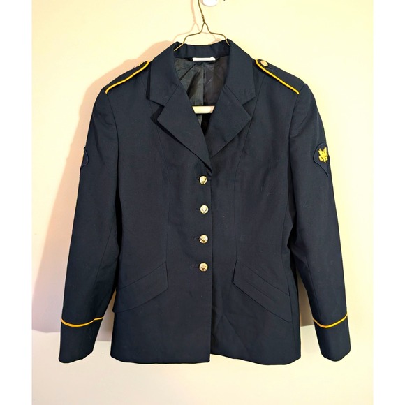 Bremen-Bowdon Jackets & Blazers - Bremen-Bowdon US Army Women Petite 12MP Blue Military Jacket 8440-01-552-2306